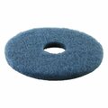 Pinpoint 13 in. Standard Diameter Scrubbing Floor Pads - Blue - 13in. PI2968279